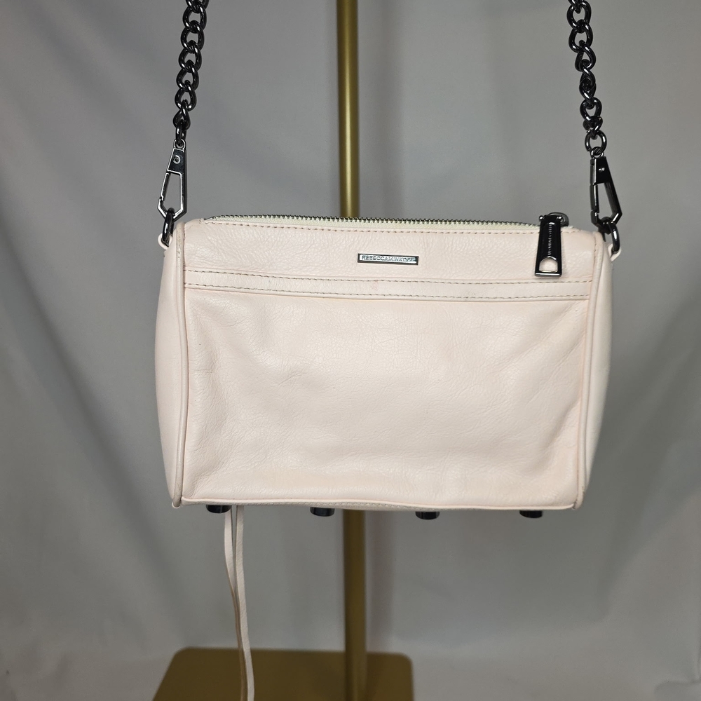 Rebecca Minkoff Cream Crossbody Bag with Chain Strap - Picture 3 of 5